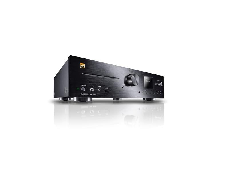 Magnat Stereo-Receiver MC 400 Schwarz High-End Stereo Netzwerk/CD/DAB -Receiver mit 200 Watt Maximal-Ausgangsleistung in Hi-Res Qualität