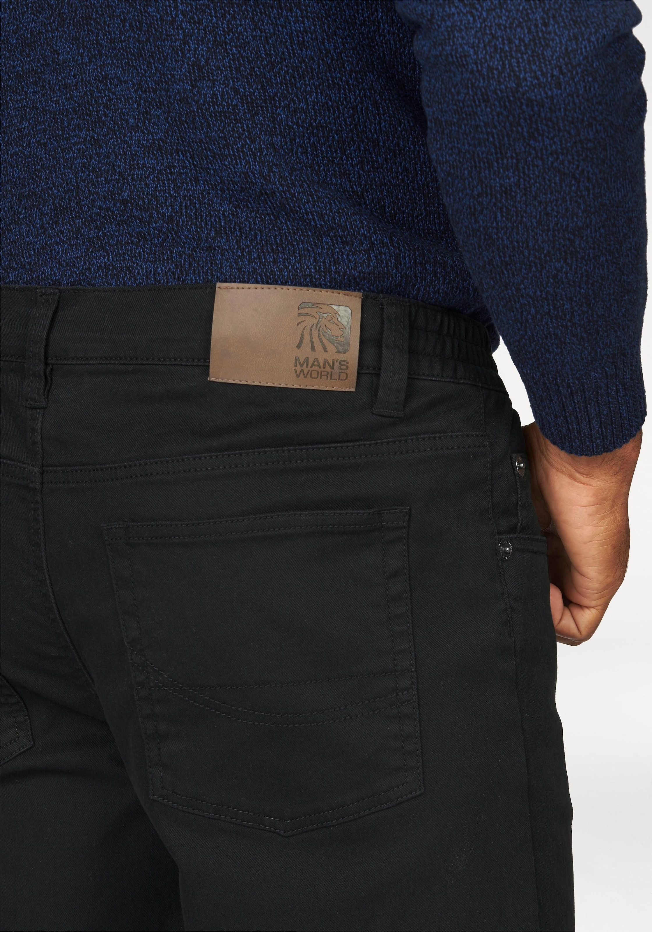 Man's World Dehnbund-Hose  Stretch - bequem mit seitlichem Gummizug