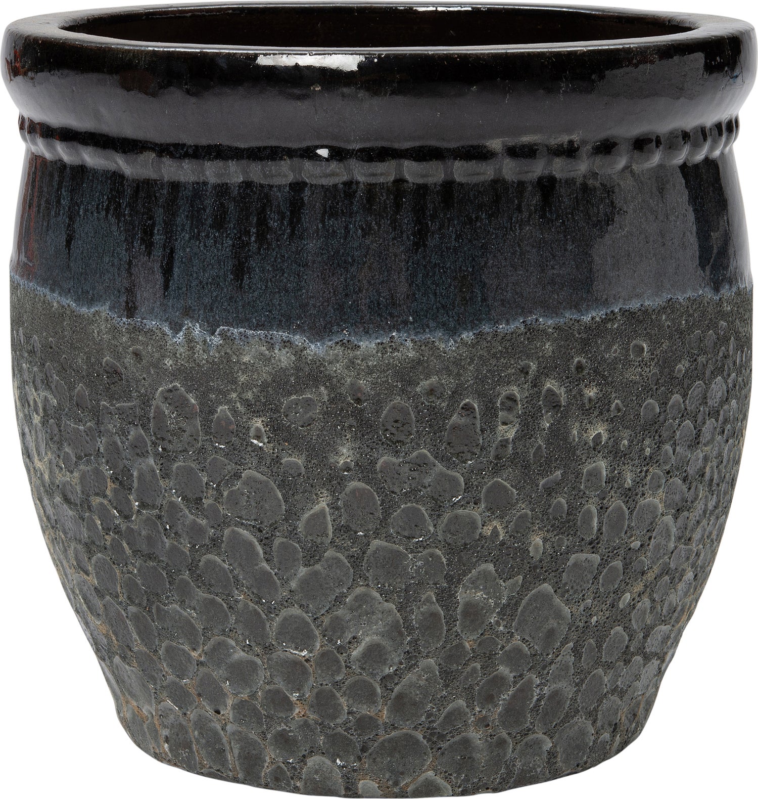 Intratuin bloempot Alan zwart D 50 H 48 cm