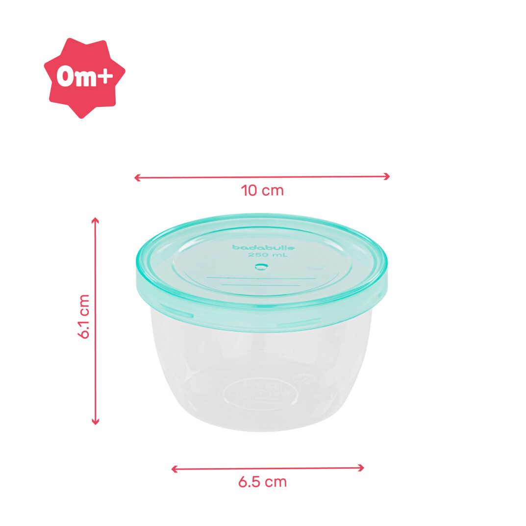 12 Pots de Conservation Badabowls  250ml