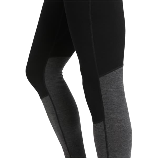 Collant thermique ICEBREAKER M ZONEKNIT 200 LEGGINGS BLK/JET HTHR/CB