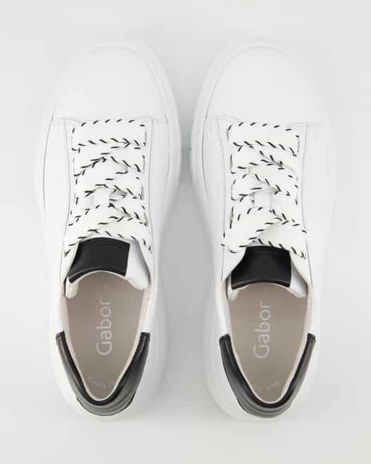 Gabor 63.222.27 Schnürschuhe in Weiß