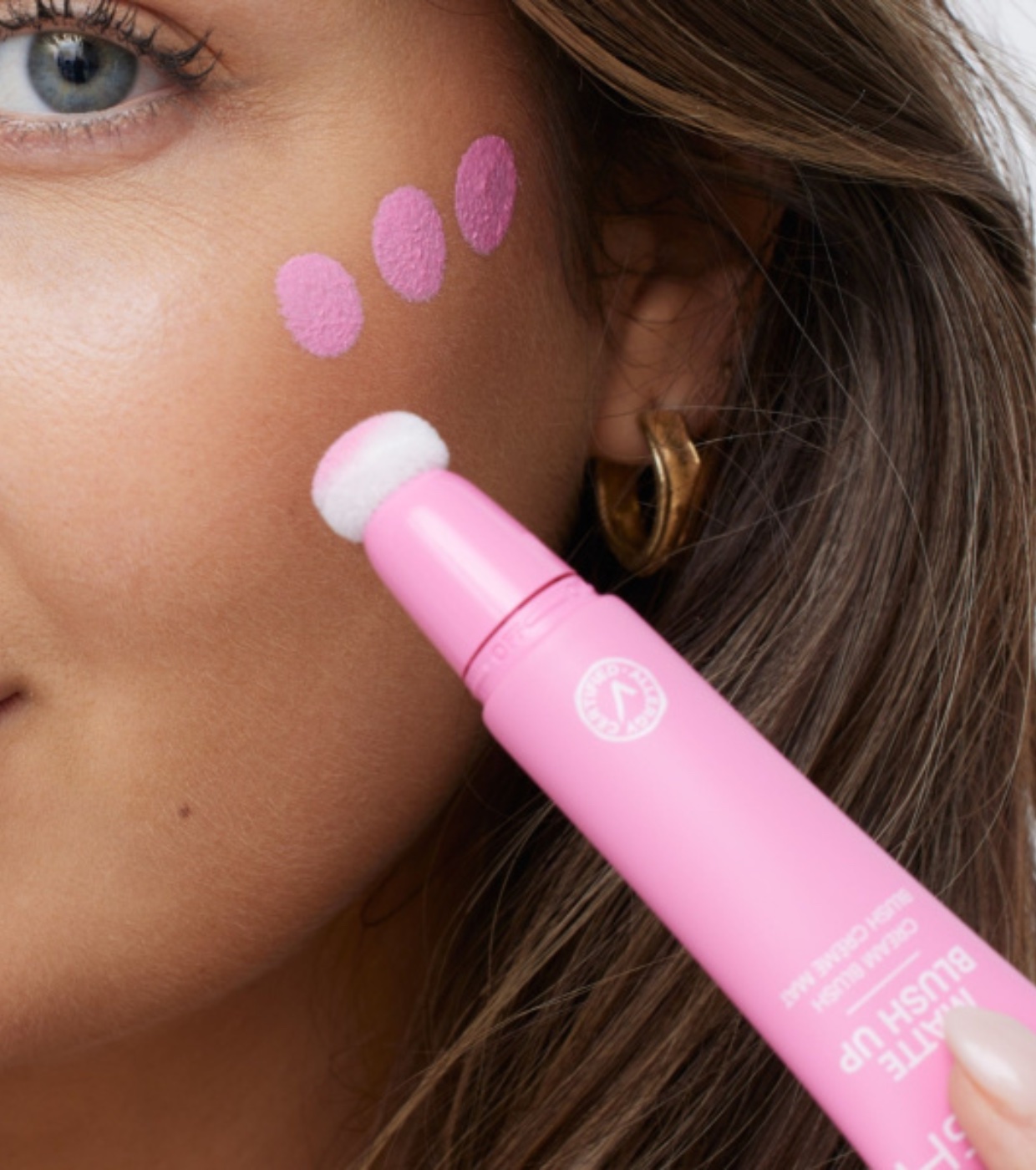Gosh - Cream Blush Matte Blush Up - 001: Hot Pink