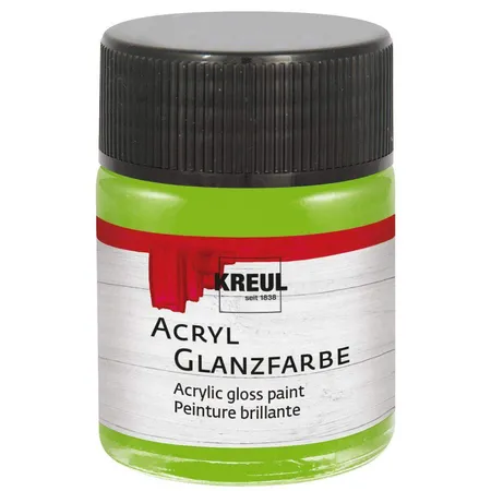 KREUL Acryl Glanzfarbe Lindgrün 50 ml