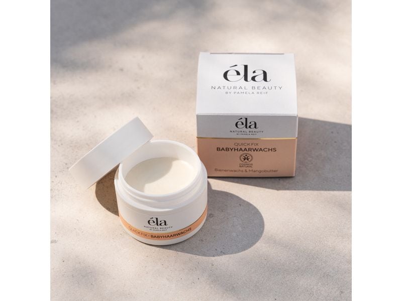 éla Natural Beauty Babyhaarwachs 20 ml Natürliches Haarwachs fixiert kleine Babyhaare schnell und mühelos