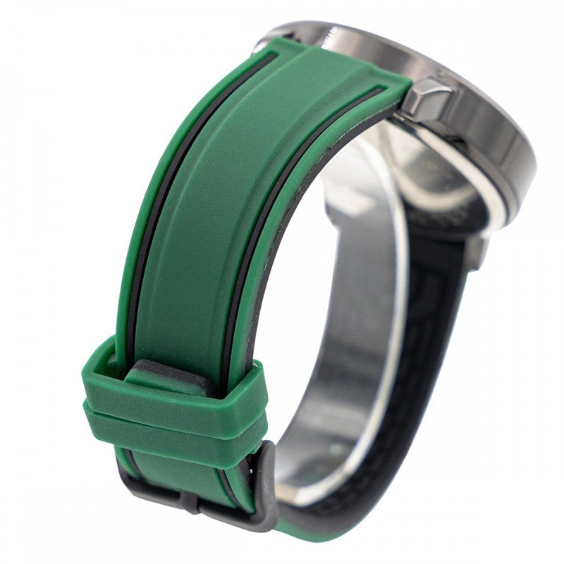 Montre Homme GIORGIO bracelet Silicone Vert