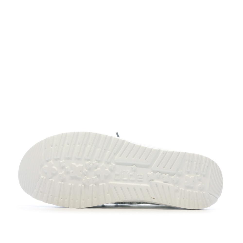 Hey Dude Chaussures Grises Chinés Femme Hey Dude Wendy