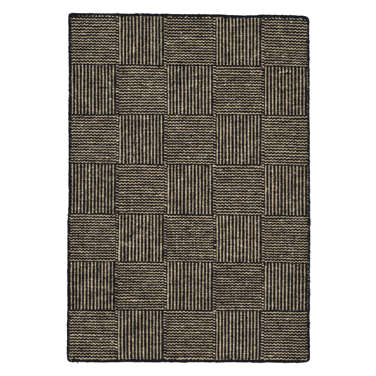 Linie Design Chess vloerkleed 200x300 zwart