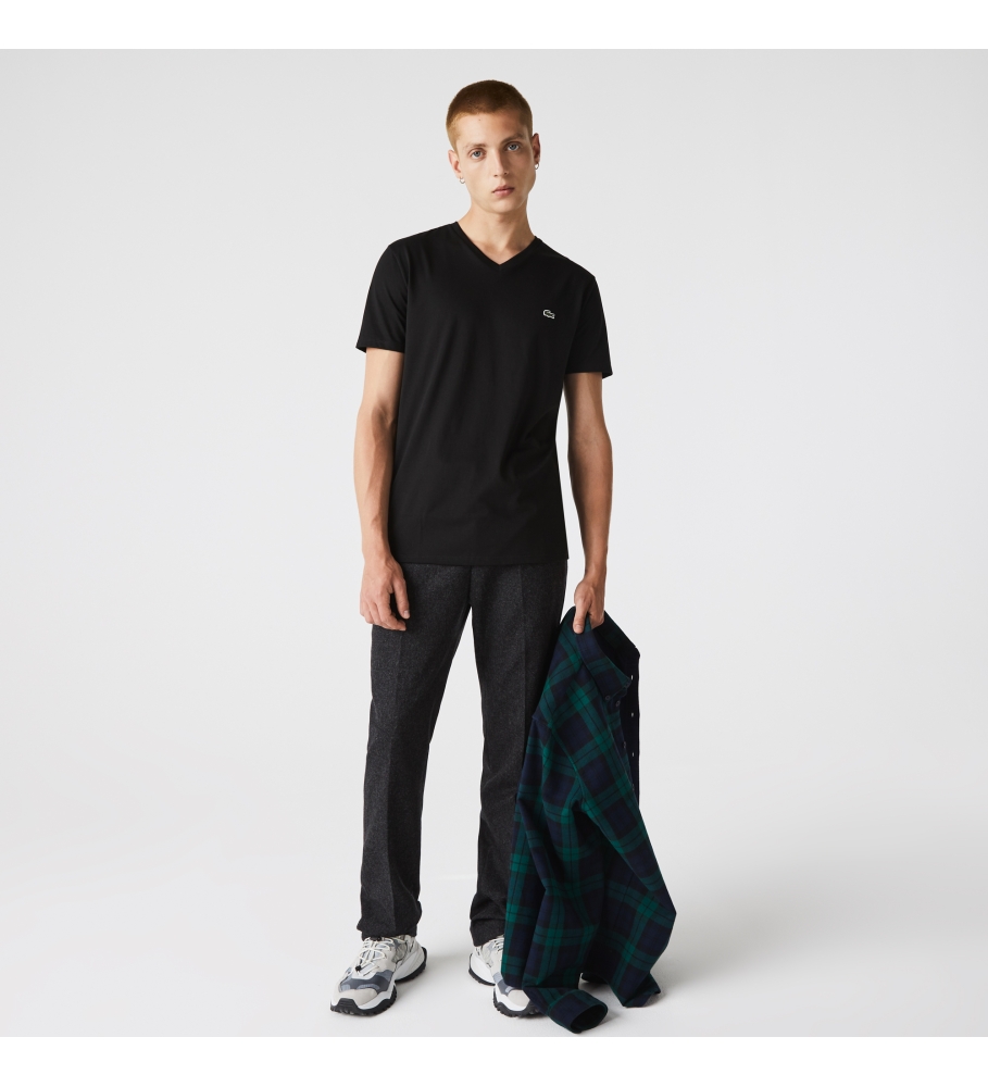 Camiseta Lacoste Pima preta