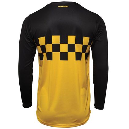 Maillot cross Thor HALLMAN DIFFER CHEQ YELLOW BLACK 2025 - Jaune