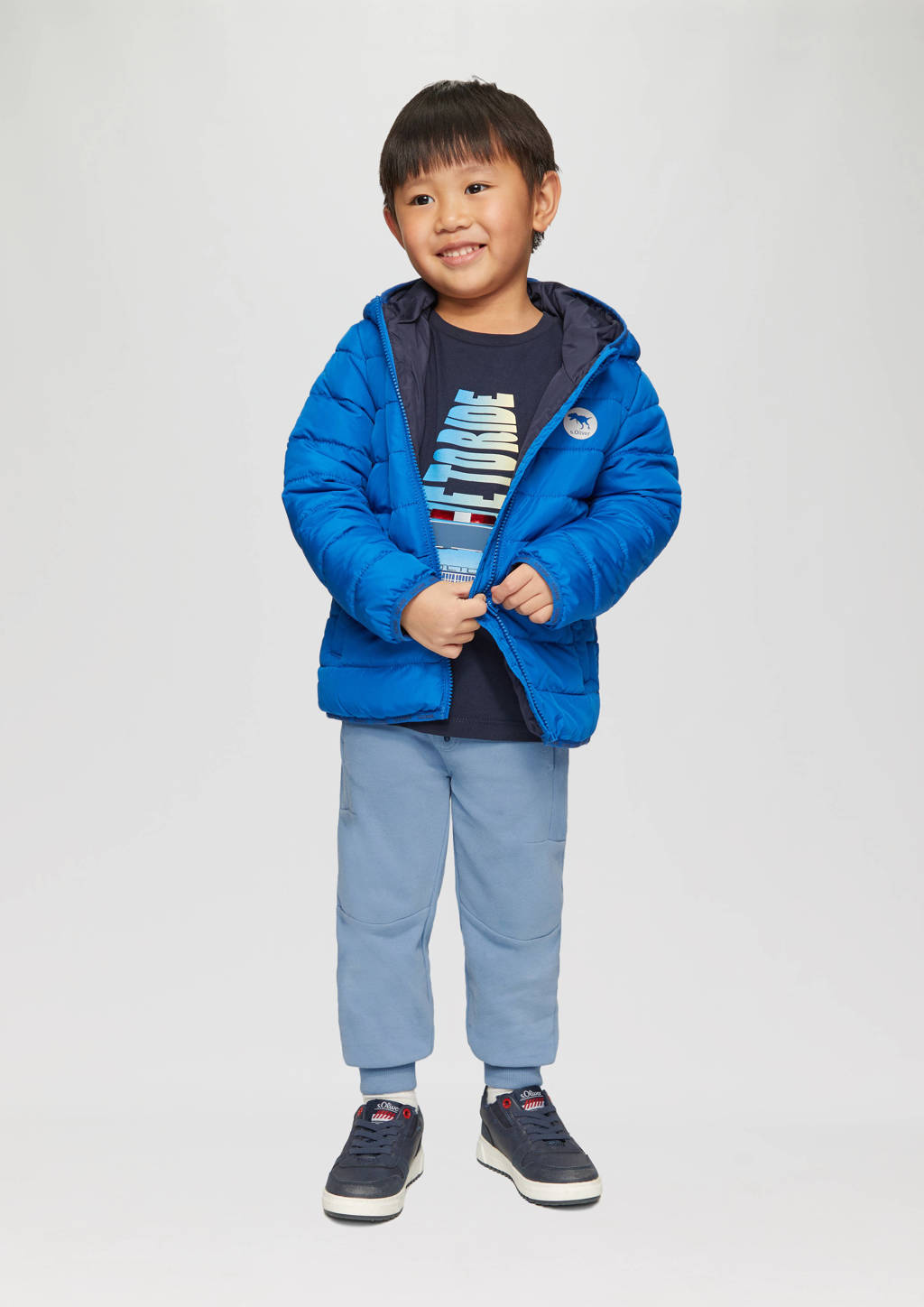 s.Oliver joggingbroek lichtblauw