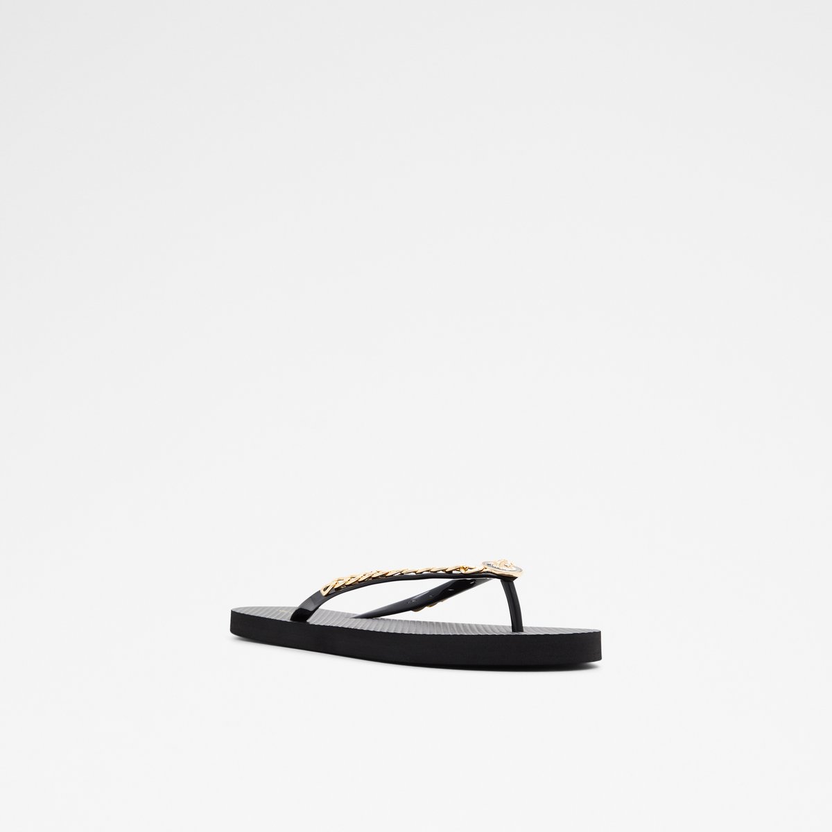 Enaldar Black-Gold Multi Women Sandals