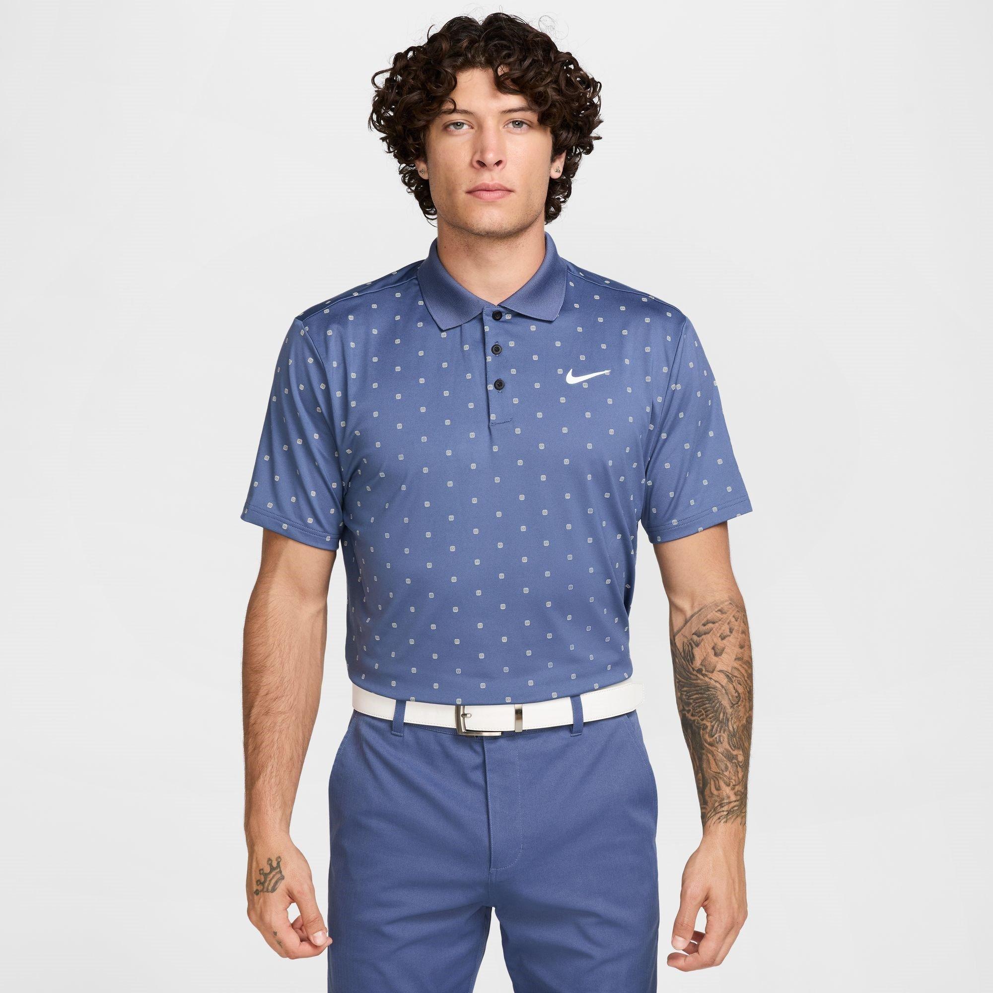 Nike Tour Print Polo Shirt Mens
