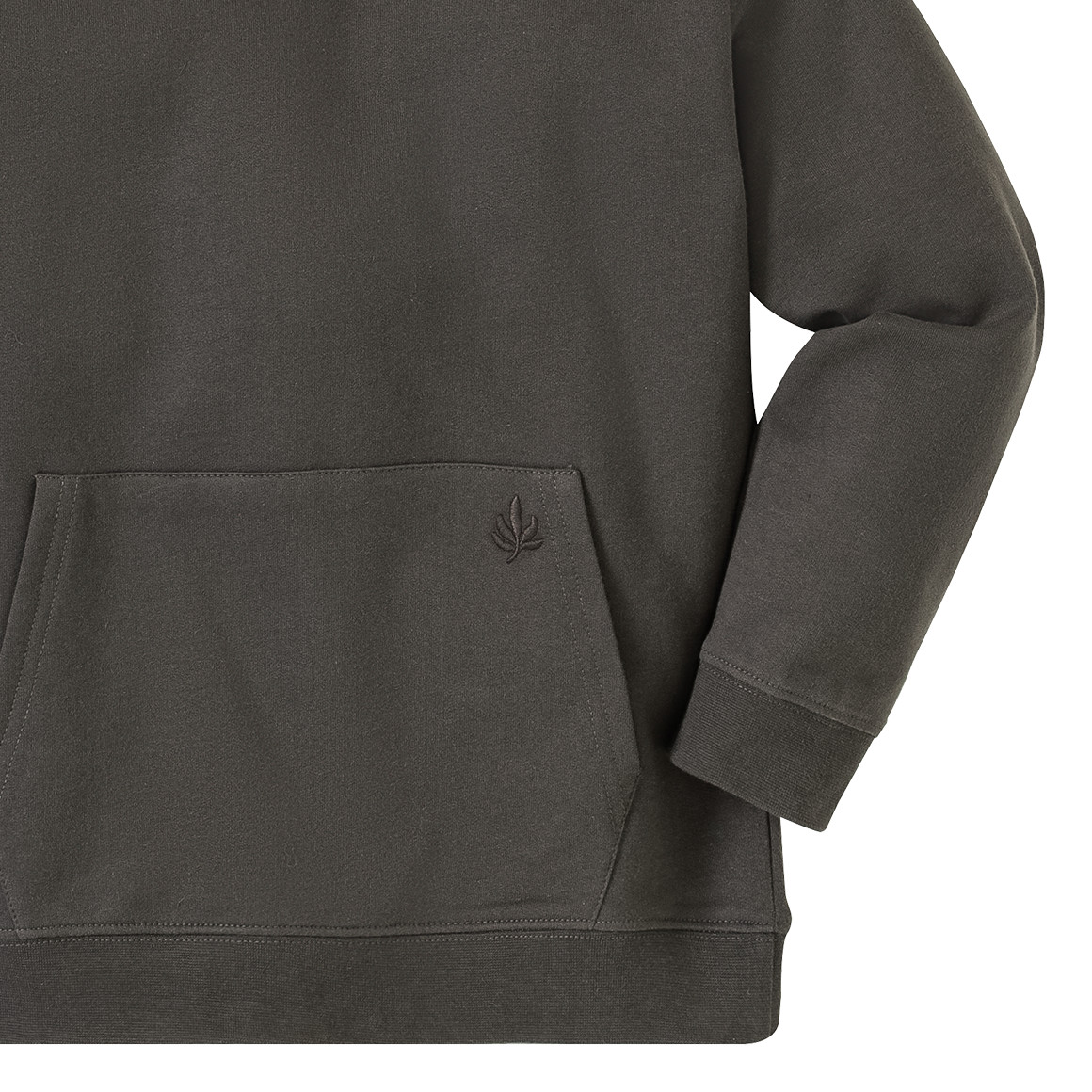 Topolino Pure Collection Kinder Sweatshirt mit Kängurutasche oliv
