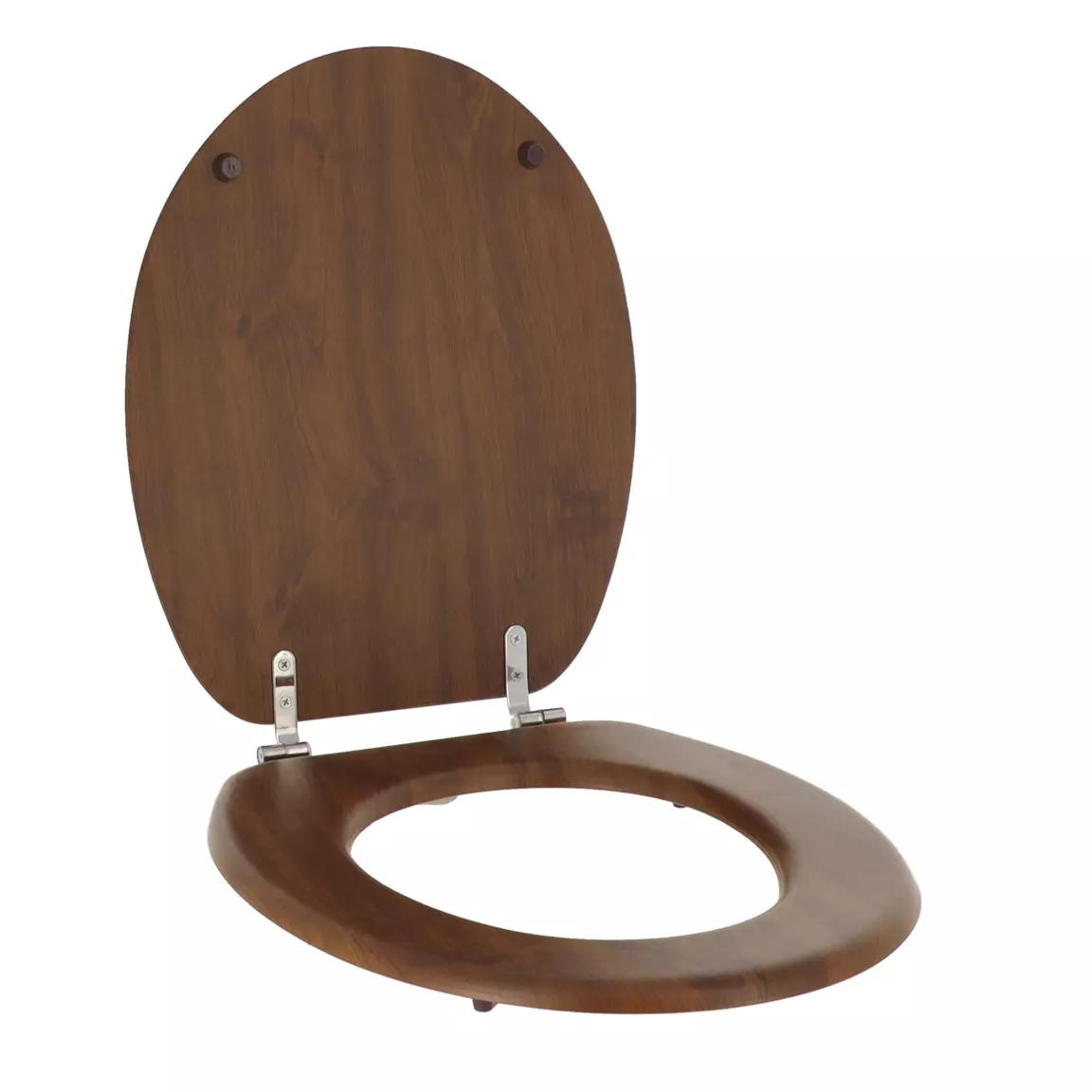 Abattant WC 18 pouces imitation Bois Marron