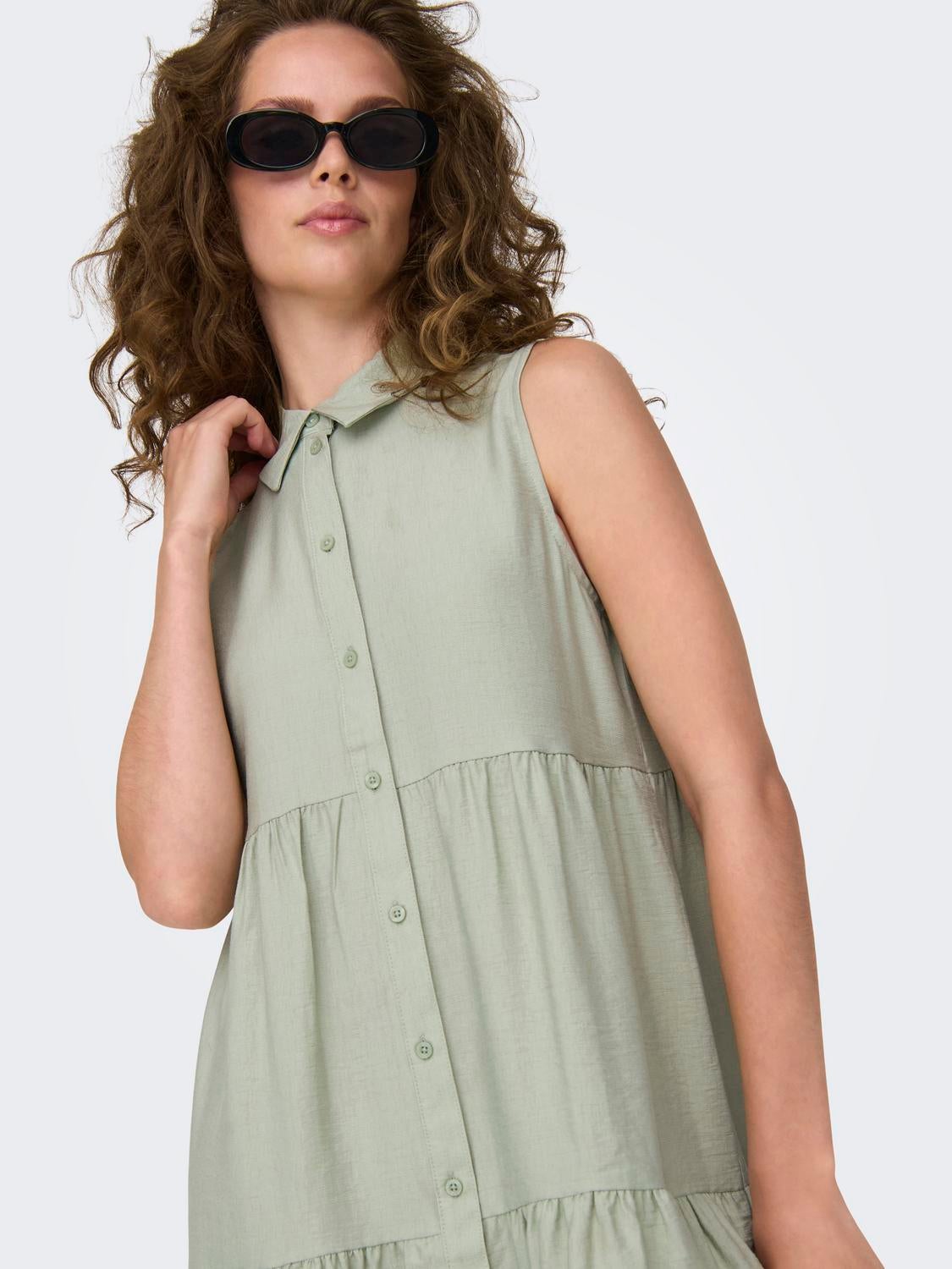 JDYSILAS Midikleid Desert Sage