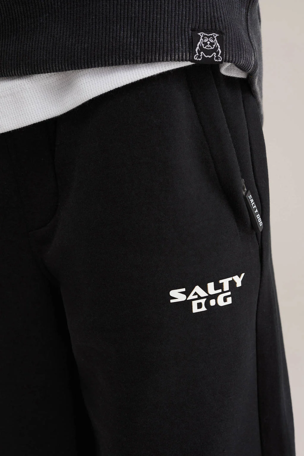 WE Fashion slim sweatpant zwart