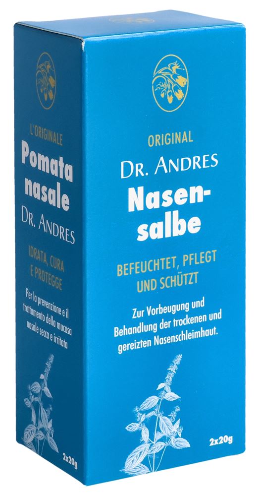ANDRES Nasensalbe<br>2 × 20 g, Tube, Salbe