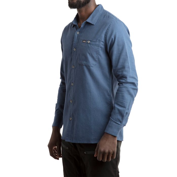 Ekren Solid LS Shirt Men herrekjorte