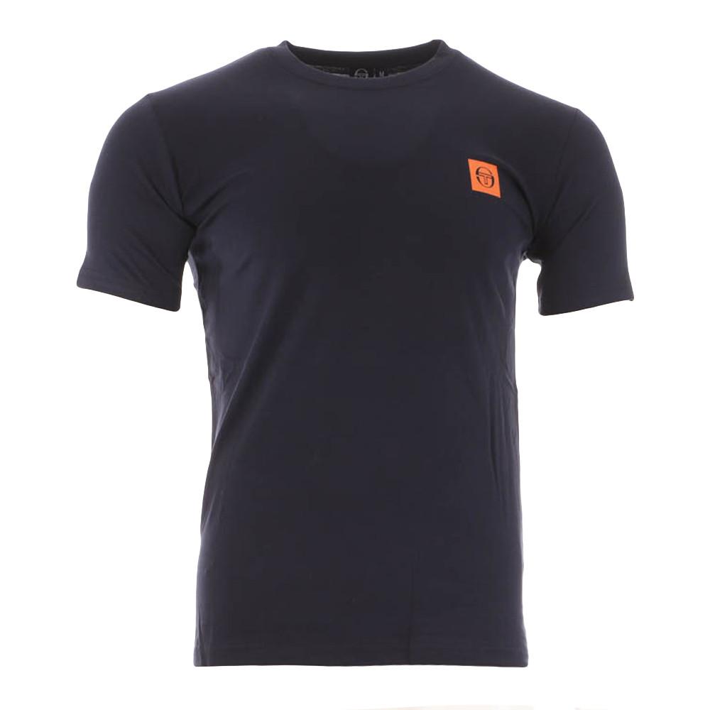 Sergio Tacchini T-shirt Marine/Orange Homme Sergio Tacchini Squared