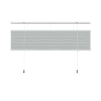 KARWEI dubbel plisségordijn lichtdoorlatend grijs (kleurnr. 6006) 160x220 cm (bxh)