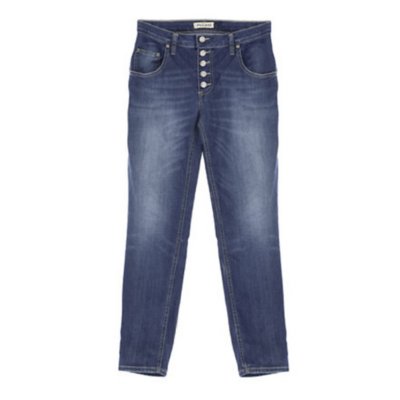 Jean femme Boyfriend Regular Boutons Apparents PLEASE