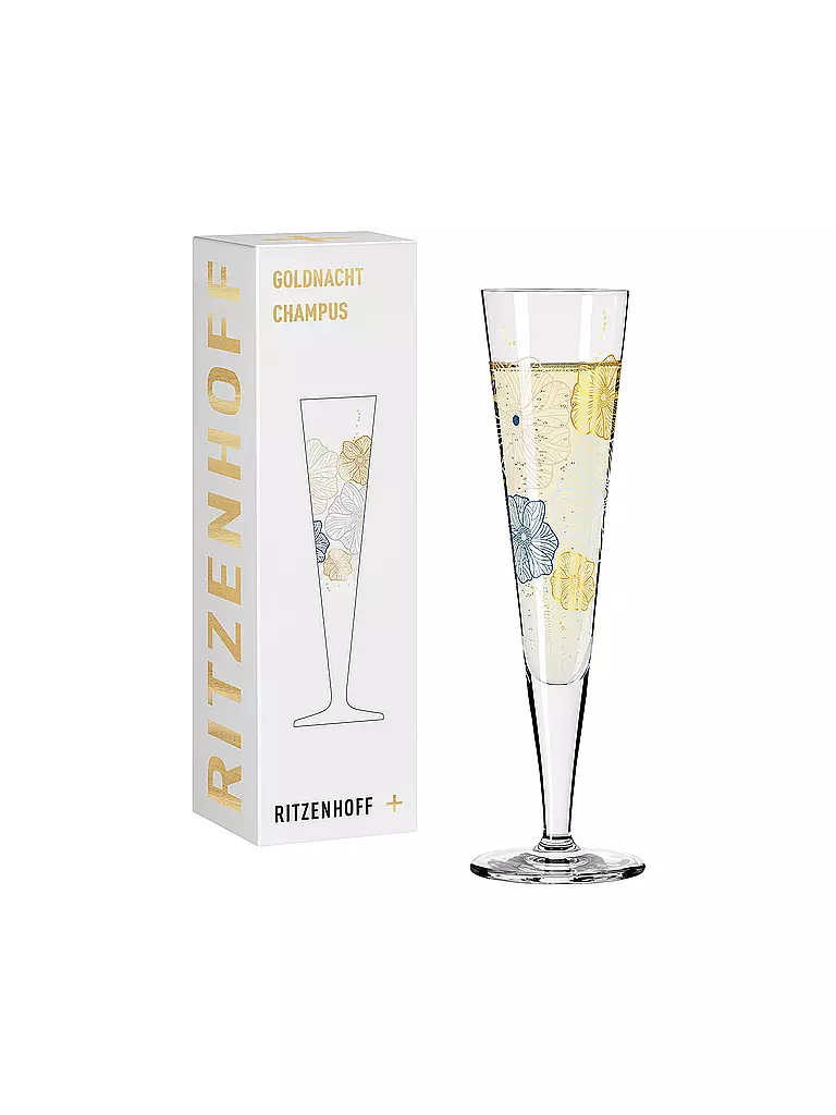 RITZENHOFF Champagnerglas Goldnacht Champus #36  Concetta Lorenzo 2023 gold
