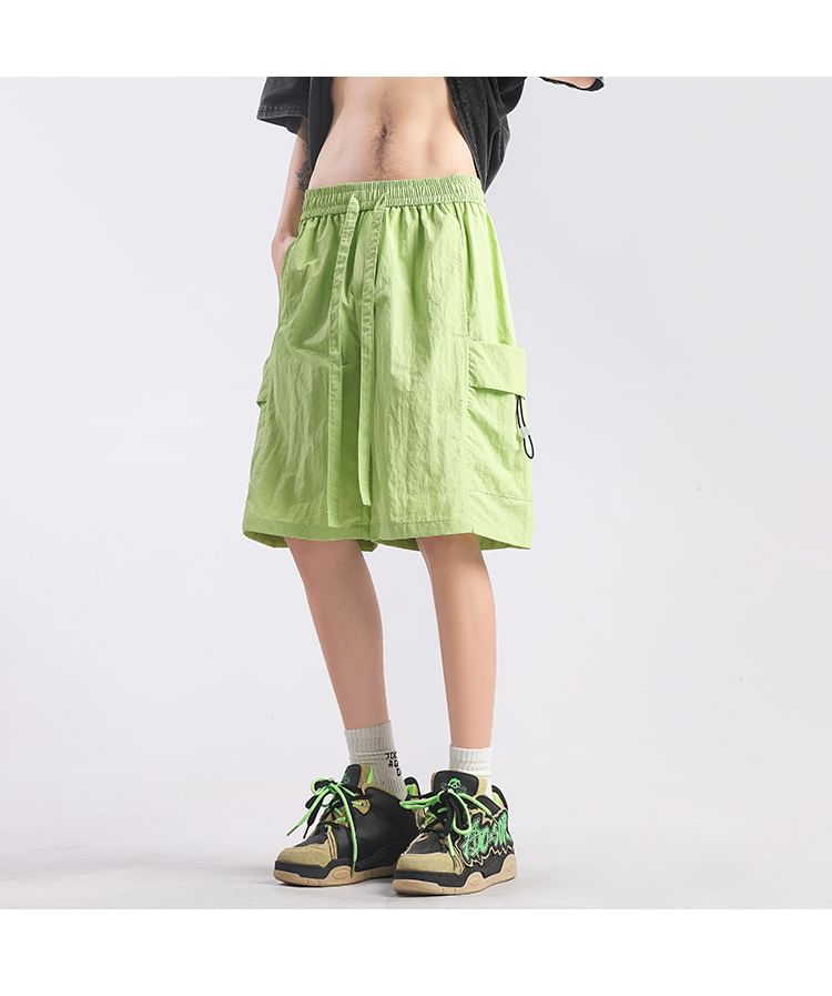 Bay Go Mall - Effen shorts met trekkoord in de taille