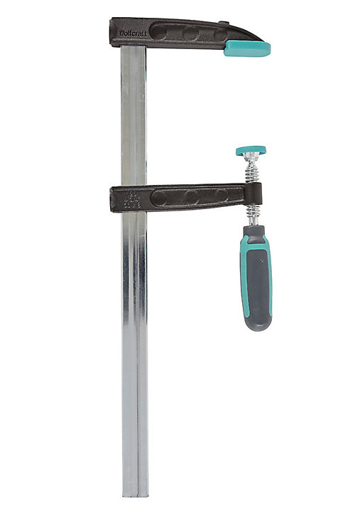 Serre-joint Pro à vis bi-matière Wolfcraft SZ 120x450 mm