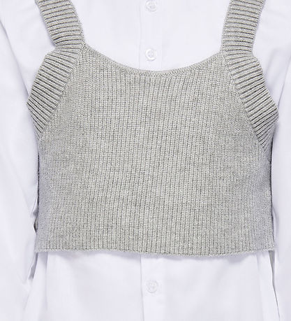 Kids Only Hemd/Top - KogZoe - Strick - Cloud Tänzer/Light Grey