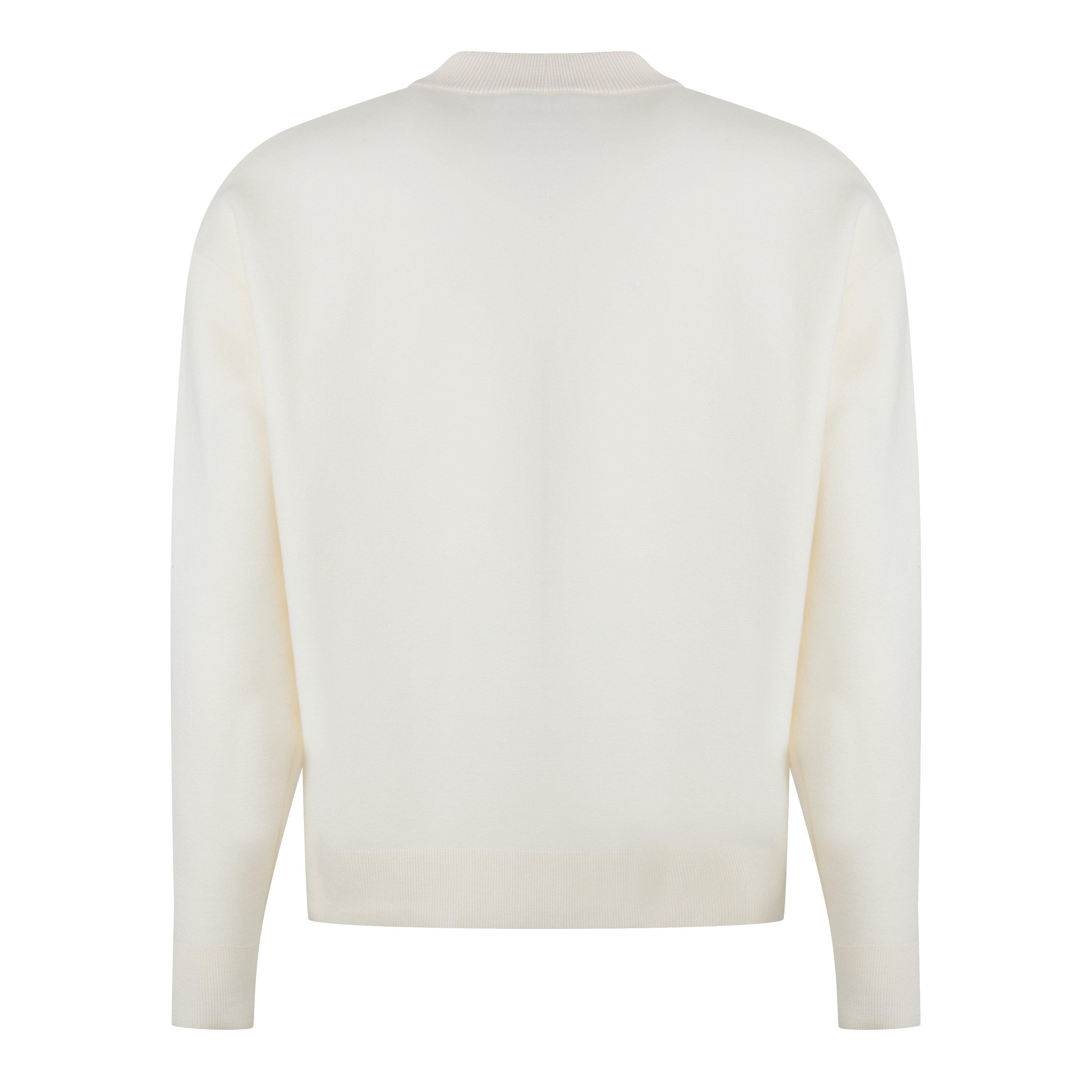 Off White Knit Crewneck Jumper