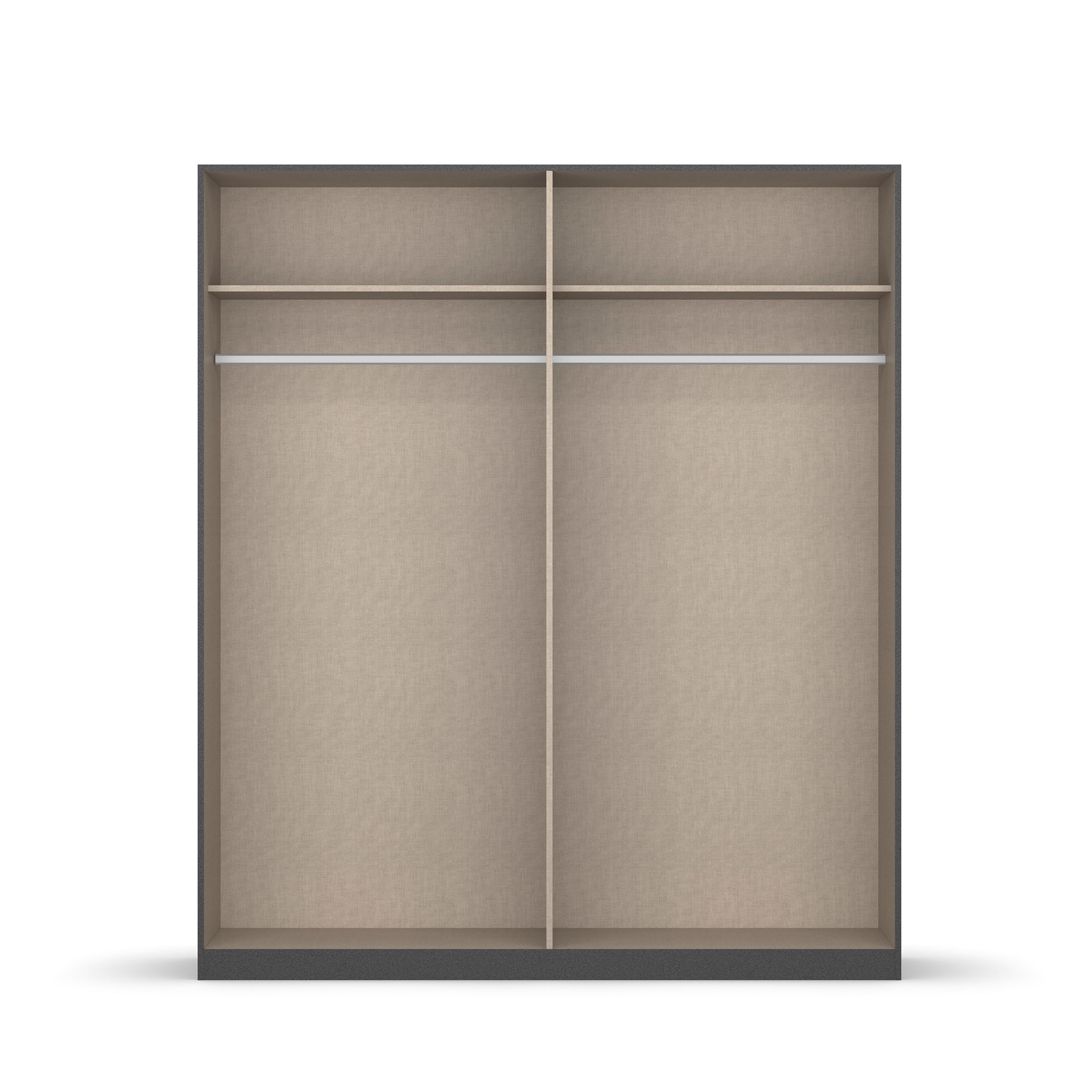 Drehtürenschrank - alpinweiß - 181 cm