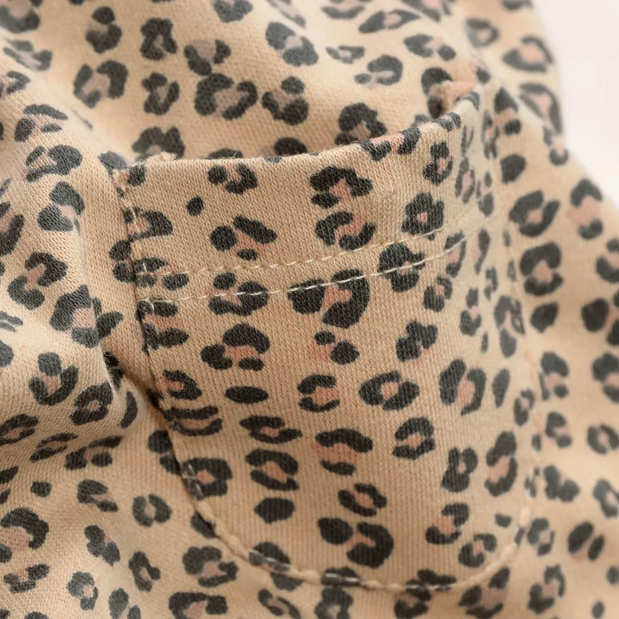 STACCATO Strampler+Shirt soft camel gemustert