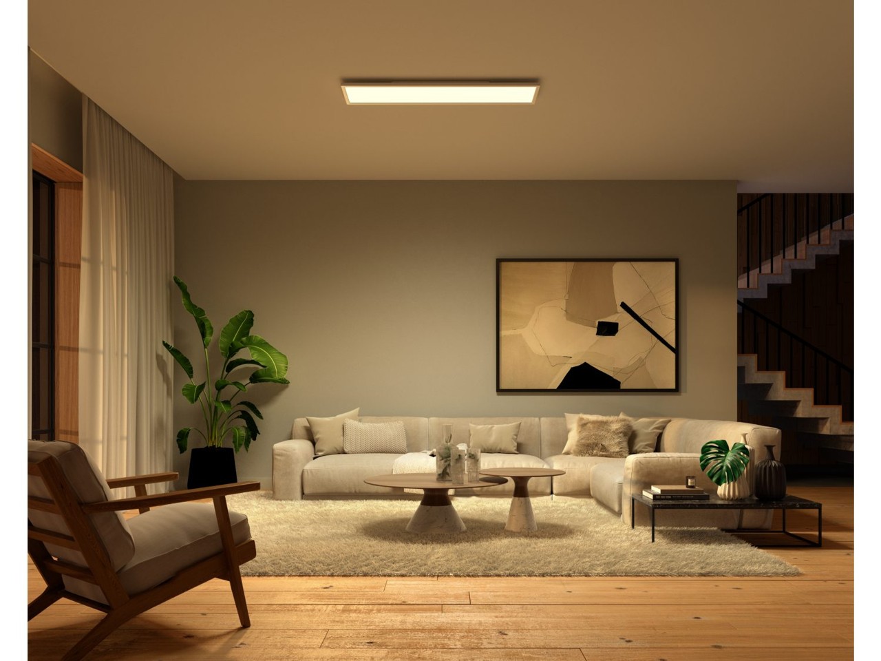 Philips Hue - SurimuRectangle Ceiling Lamp - White & Color Ambiance
