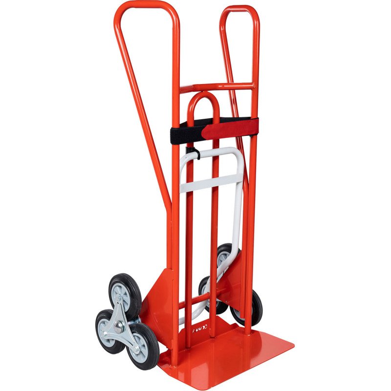 Diable escalier acier double pelle - Charge 250 kg