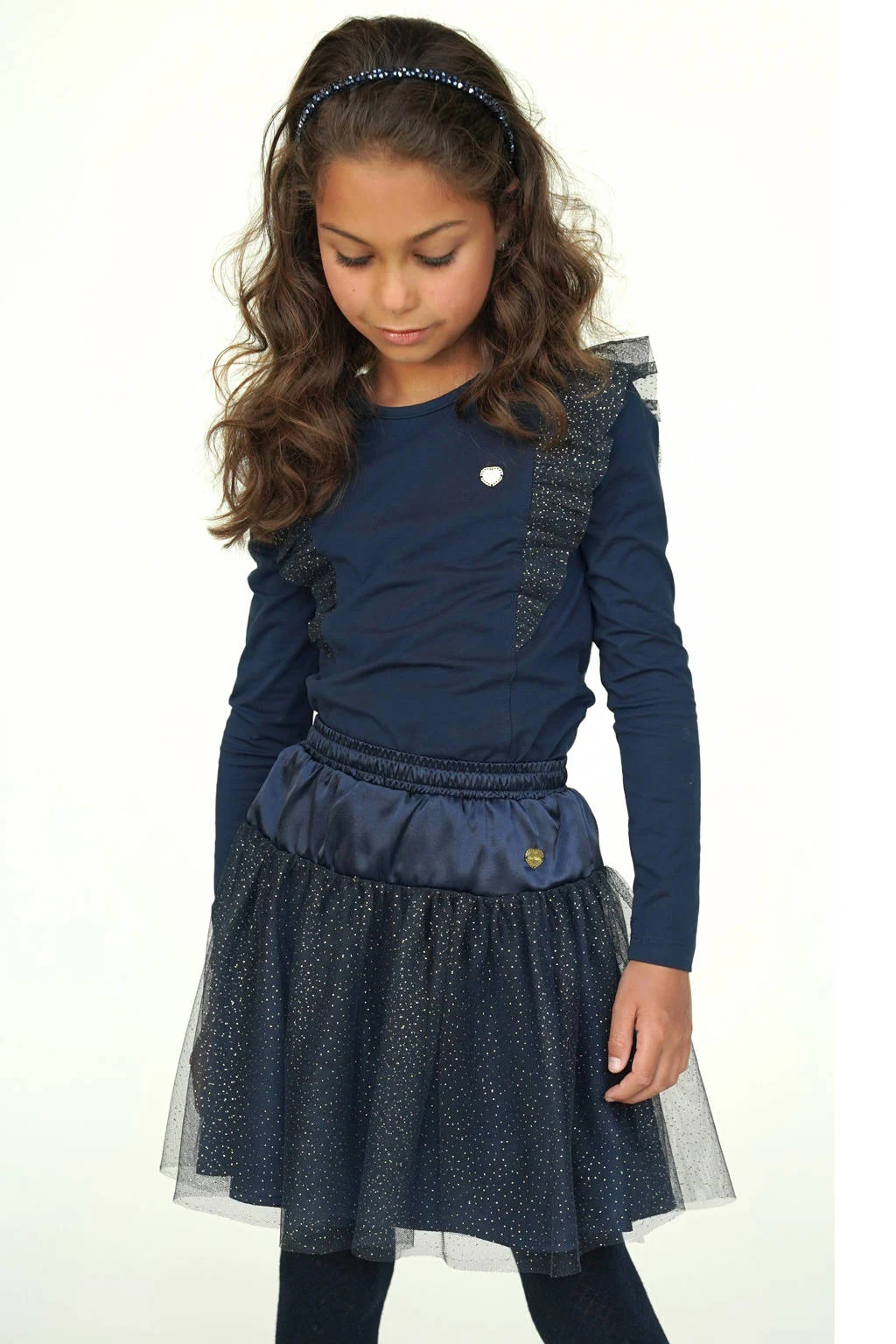 Le Chic longsleeve donkerblauw