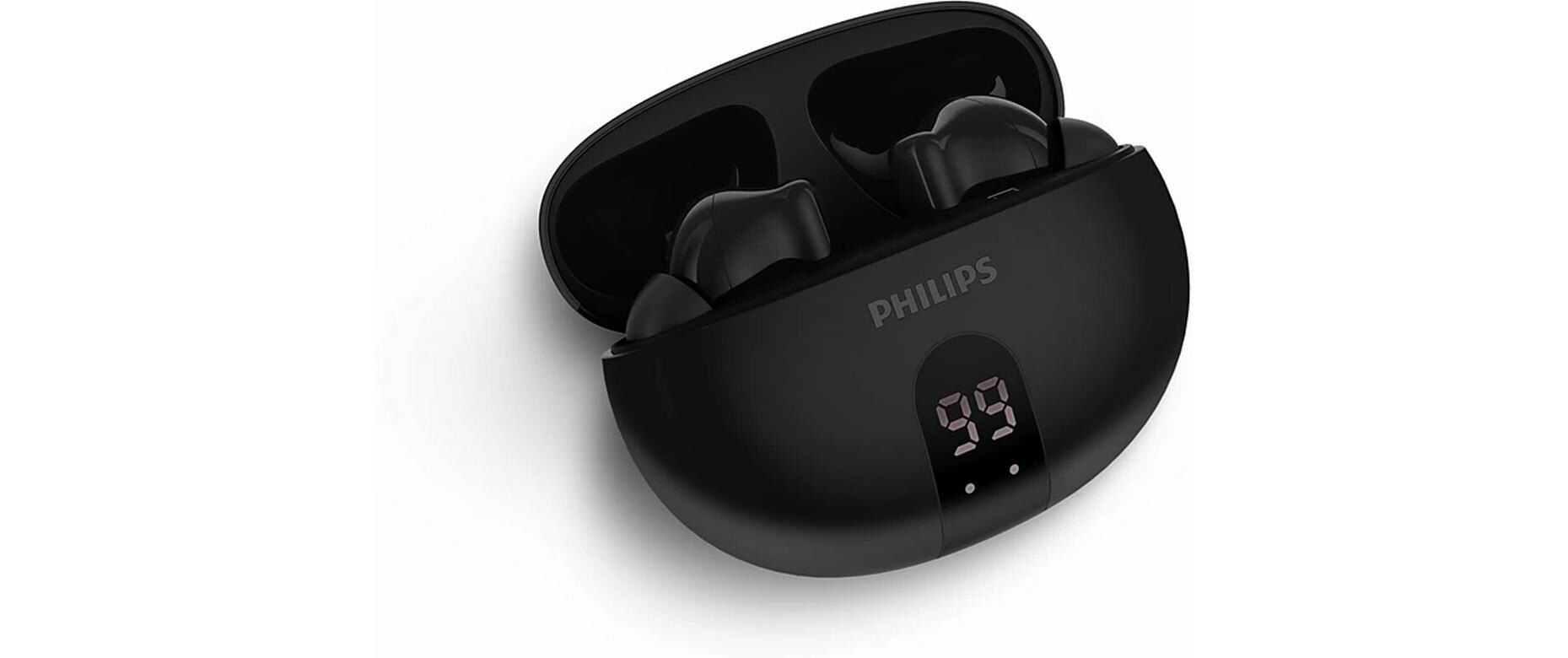 True Wireless In-Ear-Kopfhörer TAT2520BK/00 SchwarzKabellose In-Ear-Kopfhörer mit Geräuschunterdrückung und langer Akkulaufzeit