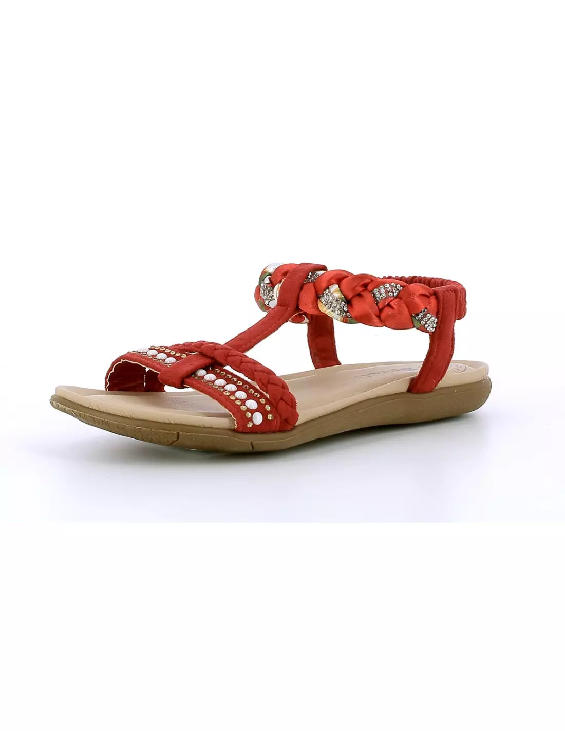 MORAN S KEBILI - Sandales & nu-pieds Rouge