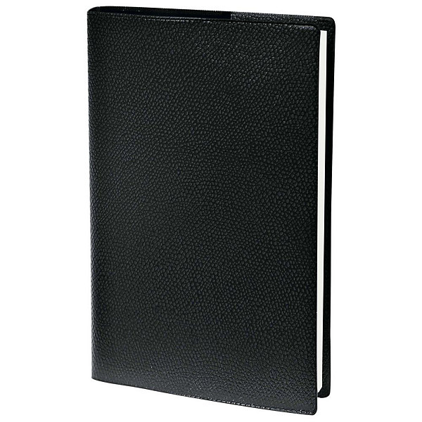 Quo Vadis Agenda mensuel de poche extra plat PLAIN - 10 x 15 cm - IMPALA Noir - 2026