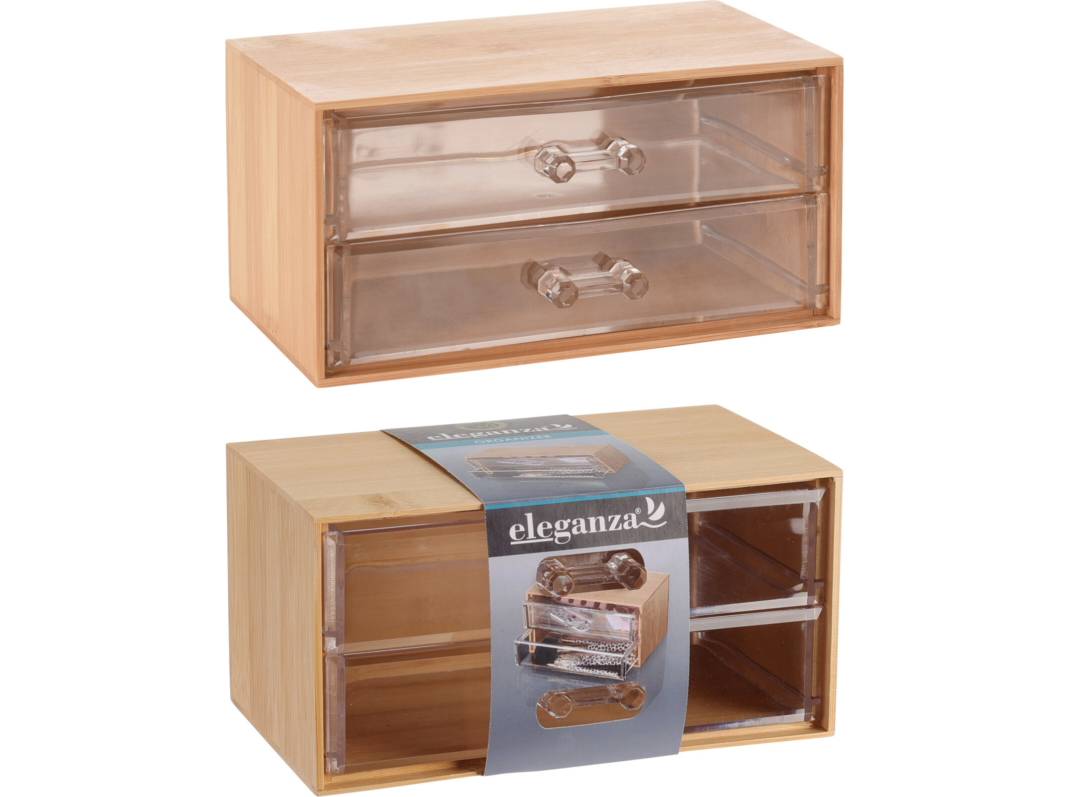 ORGANIZADOR PARA MAQUILHAGEM EMBAMBU 18.5X11.5X9.3CM