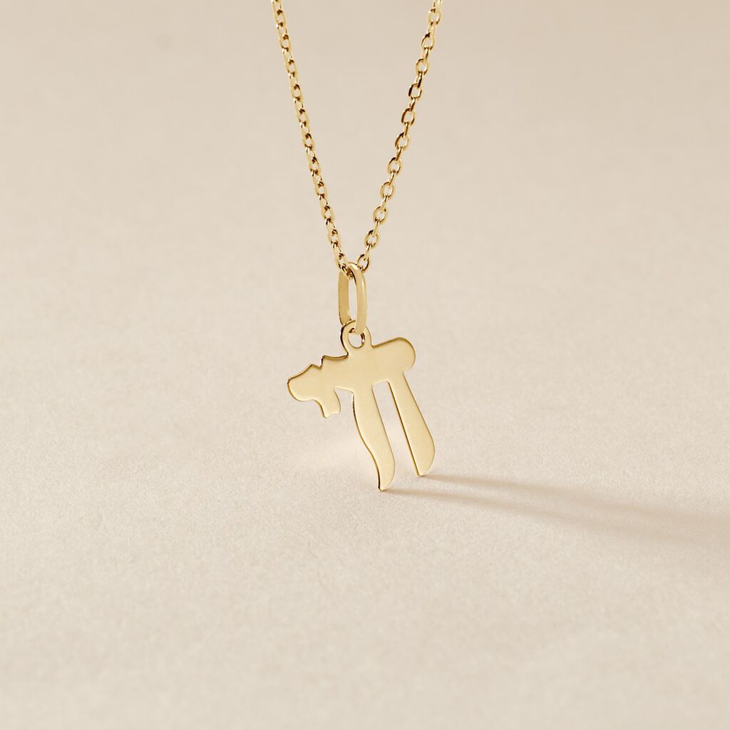 Pendentif Hai Or Jaune