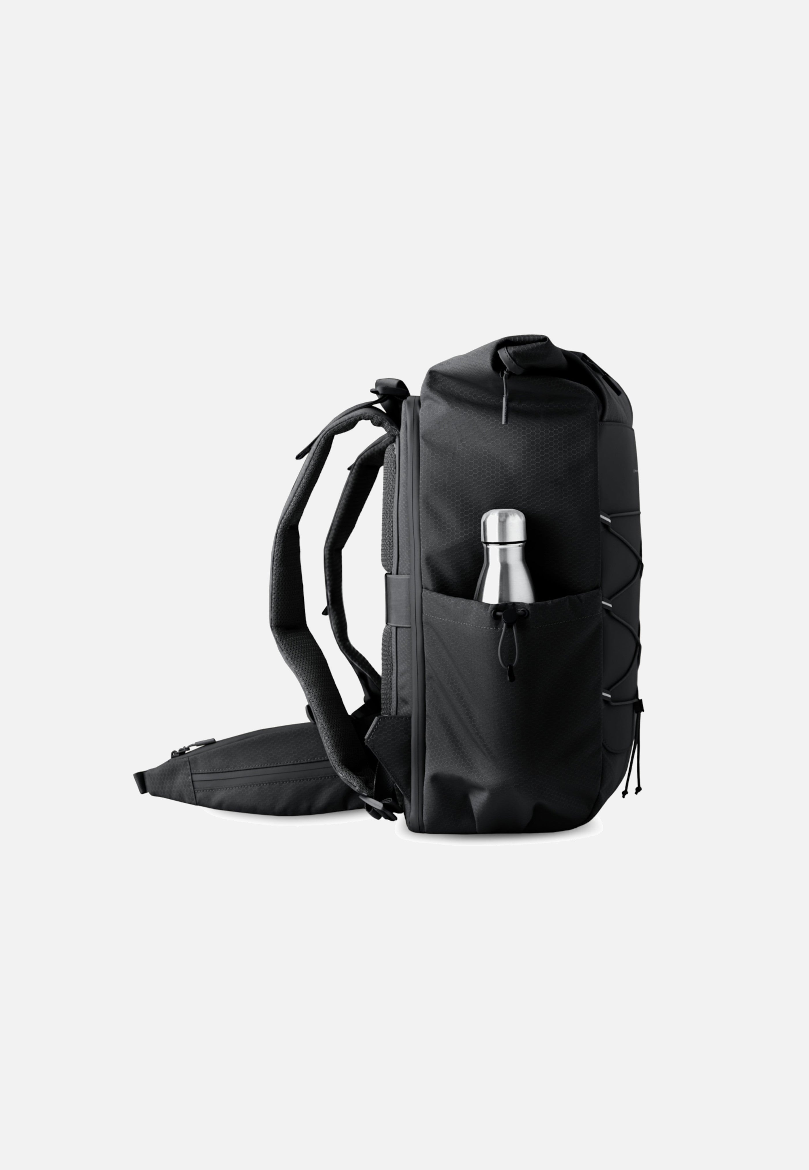 Banff All Black - Rolltop Rucksack