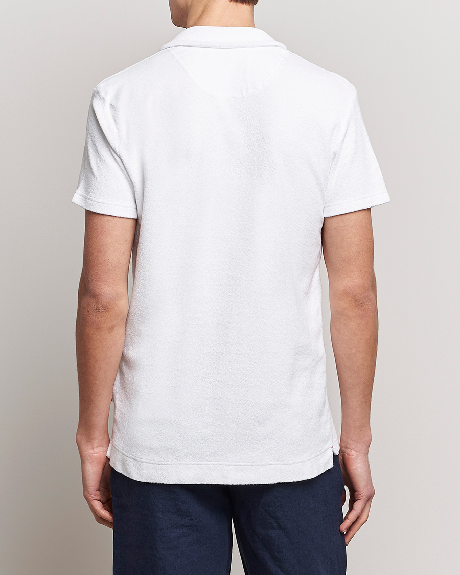 Orlebar Brown Terry Polo White