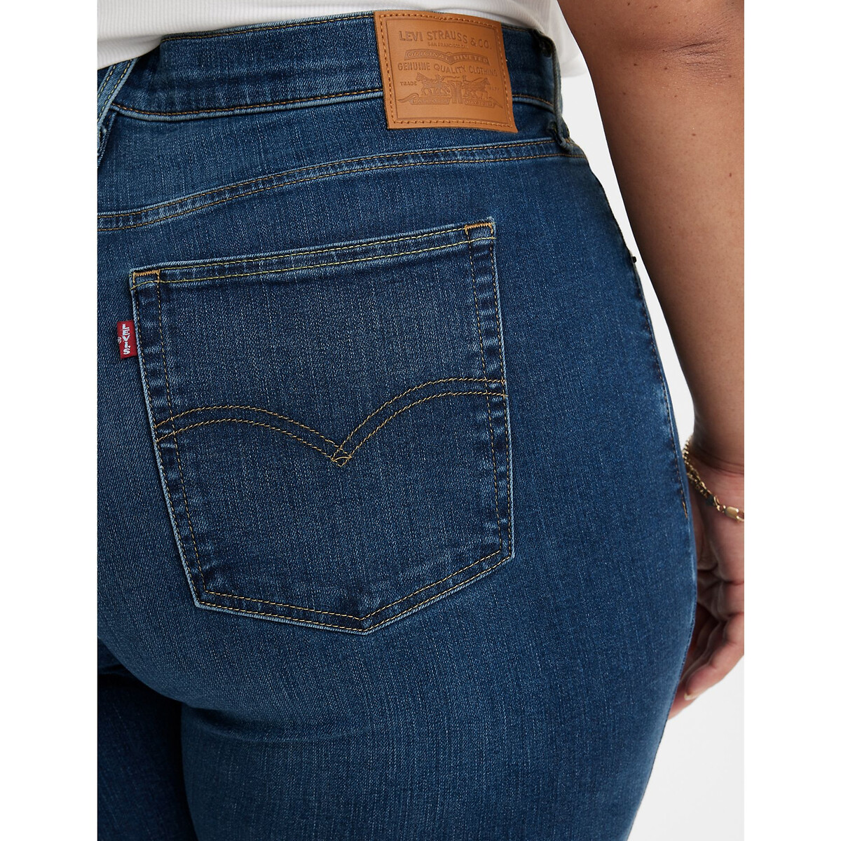 Calça Jeans Levi's Plus 724 High Rise Straight, Levi's Plus