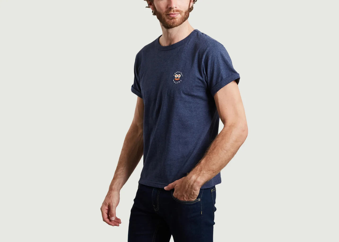 T-shirt brodé en coton bio Breakfast Maniac Maison Labiche
