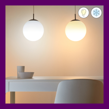 WiZ Connected LED peer E27 60W mat koel tot warmwit licht dimbaar
