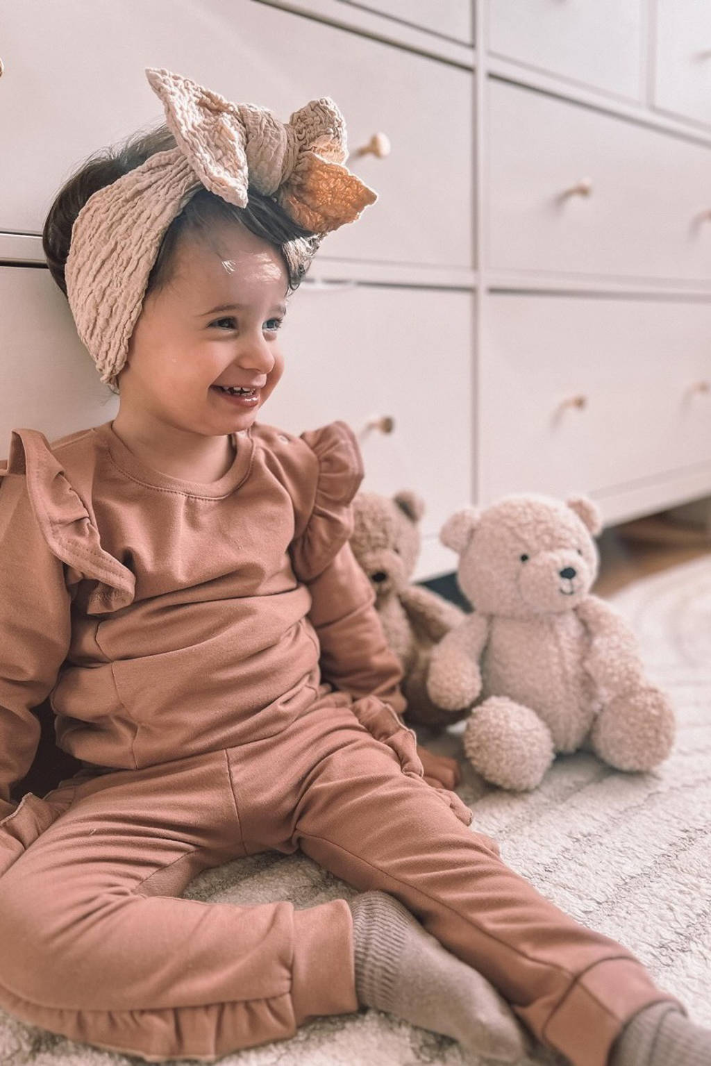 Babystyling sweater roze