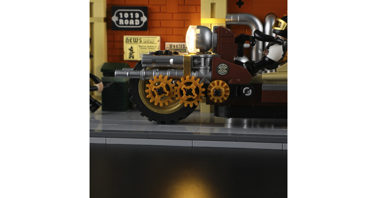 LumibricksSteampunk World - Steampunk Motorcycle Pursuit Constructiespeelgoed  (F9067)
