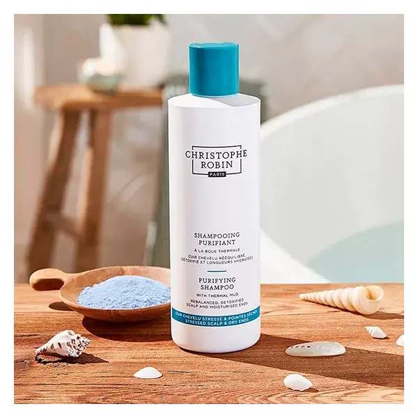Christophe Robin Shampooing purifiant à la boue thermale 250ml
