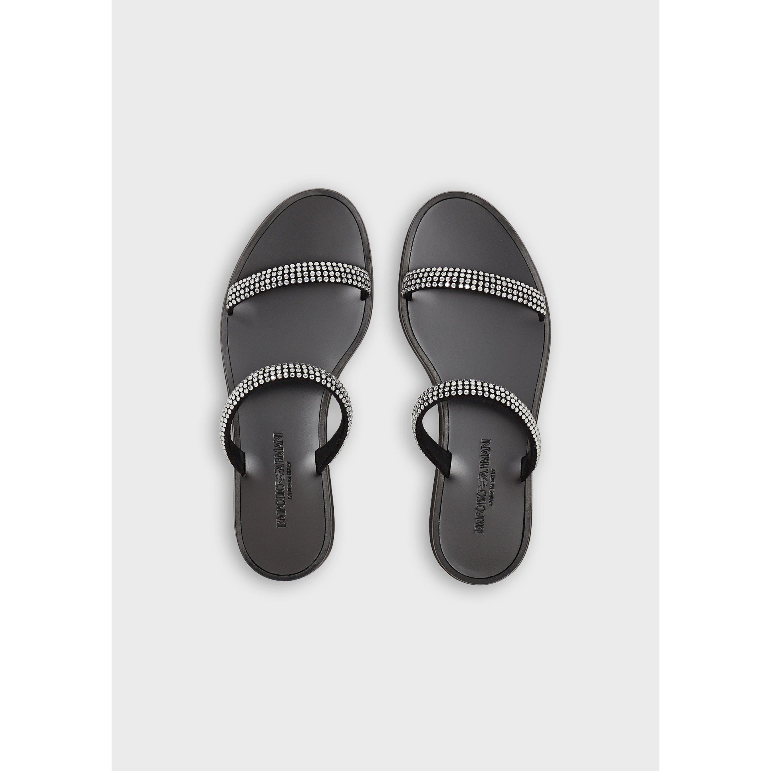 Emporio Armani 2 Strap Sandals